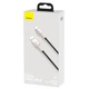 Кабель Baseus Cafule Series Metal Data Cable USB to Type-C 66W 1m Black - зображення 2