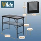 Стіл туристичний Vilde 489391 розкладний 2в1 80 x 40 x 37/66 см Чорний (5900670121553) - зображення 13