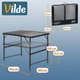 Стіл туристичний Vilde 489393 розкладний 2в1 90 x 60 x 42/66 см Чорний (5900670121577) - зображення 9
