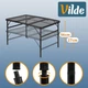 Стіл туристичний Vilde 489394 розкладний 2в1 90 x 60 x 27/56 см Чорний (5900670121584) - зображення 12