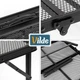 Стіл туристичний Vilde 489394 розкладний 2в1 90 x 60 x 27/56 см Чорний (5900670121584) - зображення 7