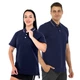 Футболка поло LIDONG LD-8518 (хлопок 80%, купро (cupro) 20%, вес 210 гр, размер S, темно-синий) - изображение 2