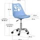 Крісло Hommex Dingo Blue (арт H-232 BL/BL MR) - изображение 3