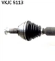 Приводний вал SKF VKJC5113 Seat Ibiza; Skoda Roomster, Fabia; Volkswagen Polo 6Q0407272EA, 6Q0407452RX - изображение 2