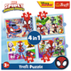 Puzzle Trefl Marvel Ekipa Spiday'a 4 w 1 71 element (5900511346114) - obraz 5