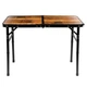 Стіл туристичний Vilde 489400 розкладний 2в1 80 x 40 x 33/60 см Коричневий (5900670121645) - зображення 3