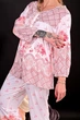 Пижама женская легкая трикотажная брючная рубашка штаны 3XL(52/54) Разноцветная - изображение 4