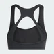 Женское бра Optime Workout Medium Support adidas KD6686 (M) черный (4068822865104) - изображение 7