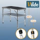 Стіл туристичний Vilde 489401 розкладний 2в1 80 x 40 x 37/66 см Графітовий (5900670121652) - зображення 12