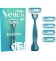 Станок для бритья женский Gillette Venus Smooth и 5 катриджей - изображение 1