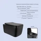 Готовое решение Qtap Standard / Gemini Ultra Quiet: комплект инсталляции с подвесным безободковым унитазом черного матового - изображение 3