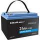 Аккумуляторная батарея Qoltec LiFePO4 Литий-железо-фосфатный 12.8V 24Ah 307.2Wh BMS 53702 (5901878537023) - изображение 3