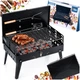 Grill węglowy Vilde 489377 składany przenośny w walizce 43 x 26 x 29 cm (5900670121287) - obraz 8