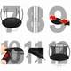 Садовий батут преміум-класу JUST FUN BLACK, 1,8 м - 183 см - изображение 7