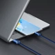 Кабель Baseus Crystal Shine Series Fast Charging Data Cable USB to Type-C 100W 2m Blue - зображення 8