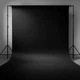 Виниловый фотофон R-Квадрат Профессиональный матовый 200 х 300 см Студийный чёрный - изображение 1