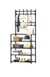 Вешалка для одежды с подставкой для обуви (154х60х29,5 см), New simple floor clothes rack Черный - изображение 1