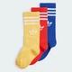 Детские три пары носков Crew adidas IY6695 (16-18) оранжевый (4067894176712) - изображение 1