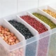Диспенсер для сипучих продуктів на 6 відсіків Multifunctional Household Rice Bucket, контейнер для круп і макаронів з дозатором - зображення 5