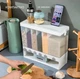 Диспенсер для сипучих продуктів на 6 відсіків Multifunctional Household Rice Bucket, контейнер для круп і макаронів з дозатором - зображення 8