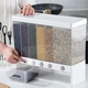 Диспенсер для сипучих продуктів на 6 відсіків Multifunctional Household Rice Bucket, контейнер для круп і макаронів з дозатором - зображення 9