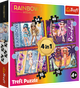 Набір пазлів Trefl 4 в 1 Модні ляльки Rainbow High 35-48-54-70 елементів (5900511346145) - зображення 1