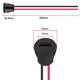 Разъем питания USB Type-C 2-pin 24AWG с кабелем 10 см, комплект 5 шт - изображение 2