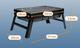 Grill węglowy Vilde 489379 składany przenośny w walizce 51 x 30 x 23 cm (5900670121300) - obraz 5