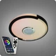 Люстра светодиодная 517 Dlight RGB с пультом и колонкой 70Вт Белый (02179) - изображение 3