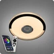 Люстра светодиодная 517 Dlight RGB с пультом и колонкой 70Вт Белый (02179) - изображение 4