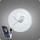 Люстра светодиодная 517 Dlight RGB с пультом и колонкой 70Вт Белый (02179) - изображение 9