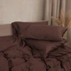 Комплект постельного белья Mirson Семейный 2 x 143 x 210 см Satin Premium 0210 Cacao Active (2200013489481) - изображение 5