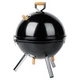 Grill węglowy Vilde 489381 kulisty przenośny stalowy 31 x 31 x 41 cm (5900670121324) - obraz 2