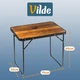 Стіл туристичний Vilde 489409 розкладний 70 x 50 x 60 см Коричневий (5900670121737) - зображення 11