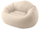 Надувное велюровое кресло 137х127х74см Beanless Bag Chair, Intex 66505 - изображение 2