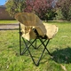 Раскладное туристическое кресло Folding Camping 40 х 40 х 67 см (214 C) Бежевый - изображение 2