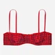 Бюстгальтер с косточками хлопковый Victoria's Secret 455353043 34A Красный (1160500521) - изображение 3