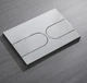 Панель змиву KOER KT-0604-01 240x160x10mm пластикова, кнопка закруглена (колір хром) (KR5323) - изображение 6
