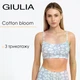 Женский хлопковый топ Giulia COTTON BLOOM 4112/60 M Multicolor-ballad blue Leo, женский топ с узором - изображение 1