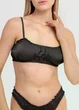Жіночий шовковий бралет Giulia MOON SILK 1618/100 M Grey-griffel - изображение 2