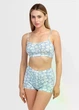 Женский хлопковый топ Giulia COTTON BLOOM 4112/60 S Multicolor-ballad blue Leo, женский топ с узором - изображение 5