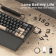 Механическая раздельная клавиатура RK ROYAL KLUDGE RKS70 RGB: Беспроводная 2.4GHz/BT/USB-C, Hot-Swap, 75%, Черная - изображение 8