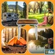Стіл туристичний Vilde 489411 розкладний 80 x 60 x 70 см Коричневий (5900670121751) - зображення 11