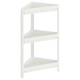 Стелаж для ванної кутовий IKEA VESKEN 33x33x71 см пластикова біла підлогова полиця у ванну етажерка ІКЕА ВЕСКЕН 704.710.92 - зображення 2
