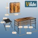 Стіл туристичний Vilde 489414 розкладний 3в1 120 x 60 x 55/62/70 см зі стільцями Коричневий (5900670121782) - зображення 12