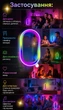 Розумне освітлення RGB настільний розумний світильник-нічник Smart LED Tuya, портативна лампа з Bluetooth/Wi-Fi, керування голосом Alexa/Google, віддалений доступ, додаток на Android/iOS - зображення 2
