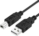 Кабель CHOETECH CableOne Printer Cable USB-A to USB-B 480Mbps 3 м Black (AB0060-3M-BK) - изображение 1