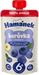 Упаковка Пюре Hamanek из яблок и черники 100 г х 8 шт (8594220220888) - изображение 2
