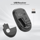 Бездротовий комплект клавіатура та миша Rii RK211 Black: Повнорозмірна, безшумна, 2.4ГГц, для ПК, Mac та Smart TV - зображення 7