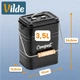 Kompostownik kuchenny Vilde z filtrem węglowym metalowy 3.5 l Czarny (5900670112605) - obraz 5